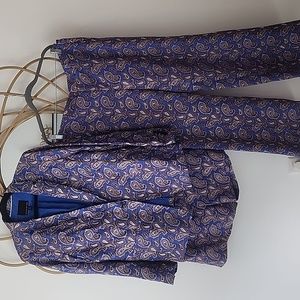 Banana Republic paisley print  3 piece suit